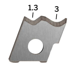 Brandt/Homag double radius insert 1.3/3 LH