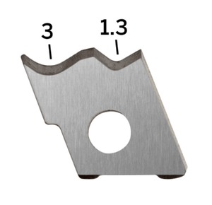 Brandt/Homag double radius insert 1.3/3